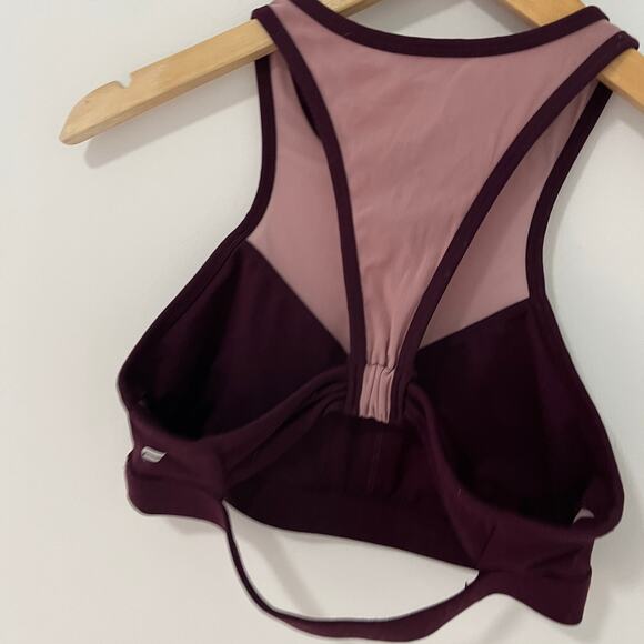 Fabletics Purple Mesh Sports Bra Size Small - Picture 4 of 4